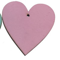 Pink Wooden Heart [+£1.73]
