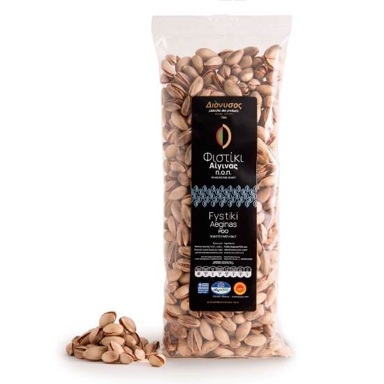 Fystiki Aeginas PDO Roasted Pistachios with Salt - Premium Artisanal Nuts 250g